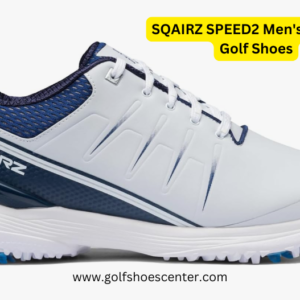 SQAIRZ SPEED2 Men’s Athletic Golf Shoes, Designed for Balance & Performance, Replaceable Spikes, Waterproof, Golf Shoes Men with Spikes, Mens Footwear