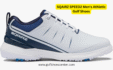SQAIRZ SPEED2 Men’s Athletic Golf Shoes, Designed for Balance & Performance, Replaceable Spikes, Waterproof, Golf Shoes Men with Spikes, Mens Footwear
